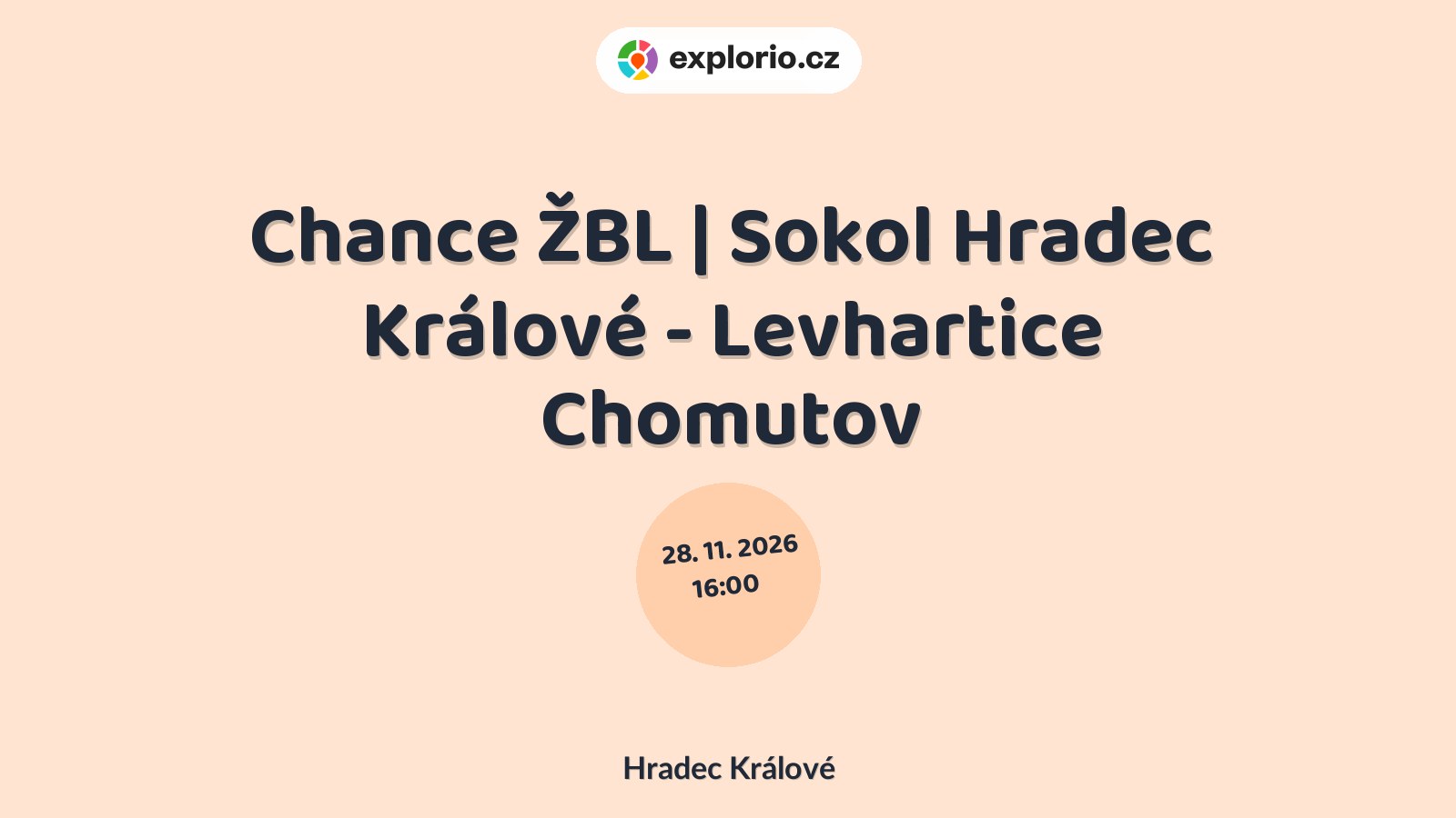 Chance ŽBL | Sokol Hradec Králové - Levhartice Chomutov – sport a Pohyb, Hradec Králové