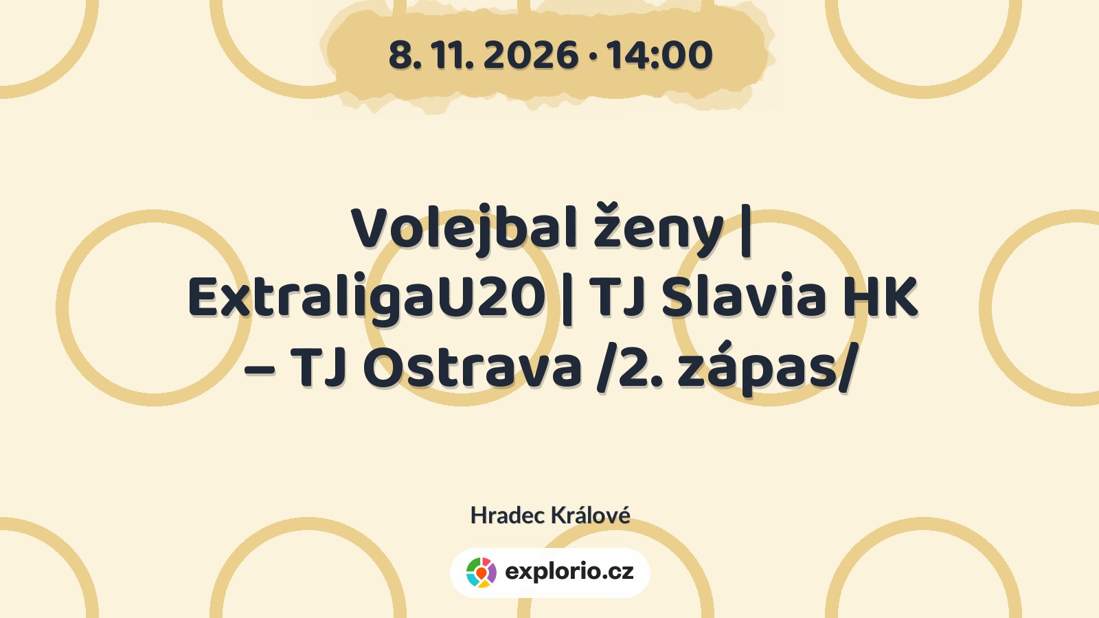 Volejbal ženy | ExtraligaU20 | TJ Slavia HK – TJ Ostrava /2. zápas/ – sport a Pohyb, Hradec Králové