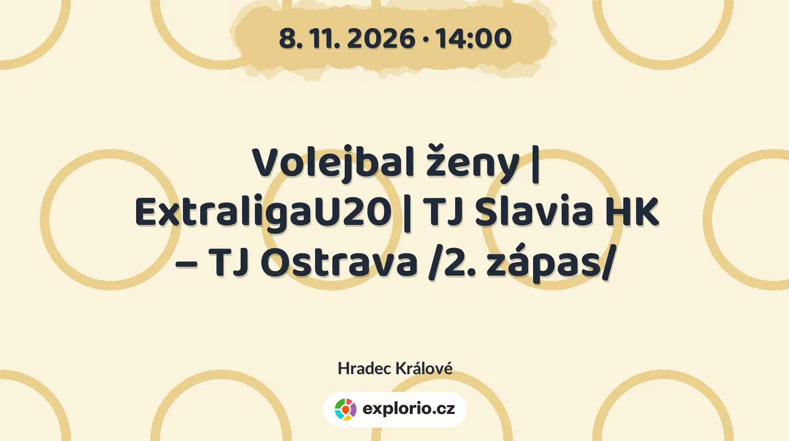 Volejbal ženy | ExtraligaU20 | TJ Slavia HK – TJ Ostrava /2. zápas/ – sport a Pohyb, Hradec Králové