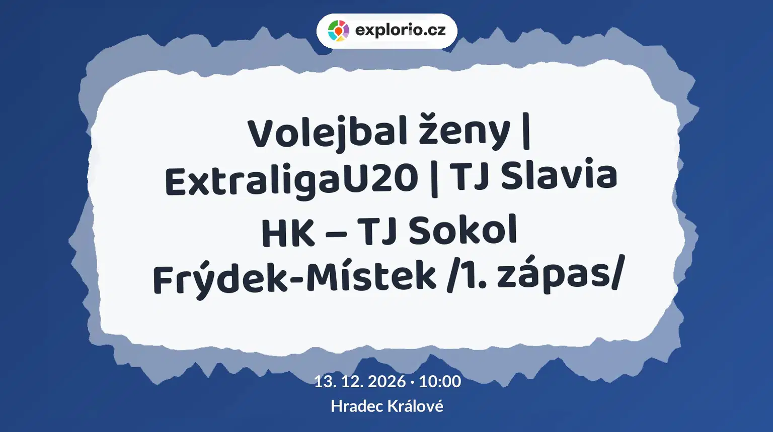 Volejbal ženy | ExtraligaU20 | TJ Slavia HK – TJ Sokol Frýdek-Místek /1. zápas/ – sport a Pohyb, Hradec Králové