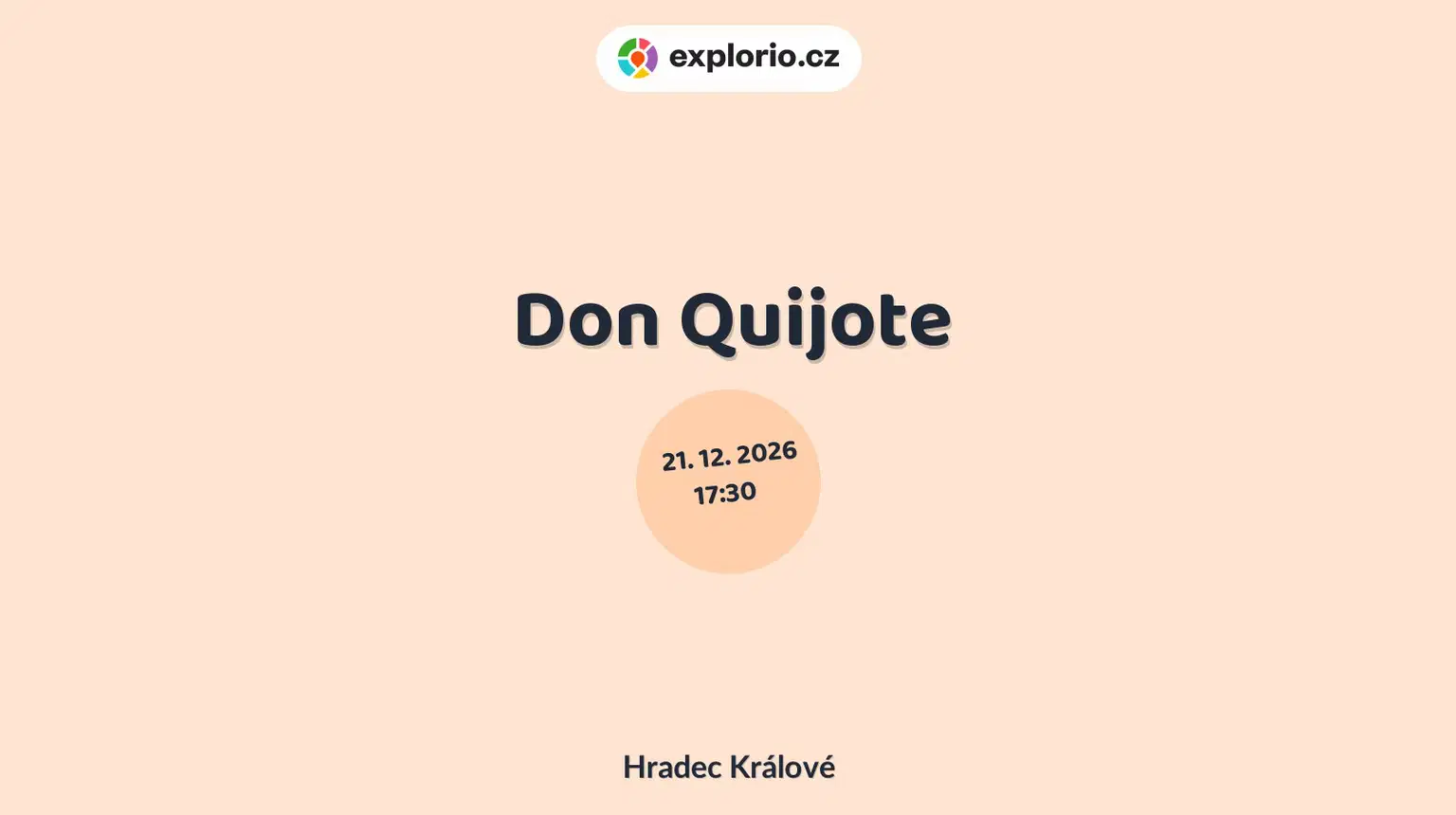 Don Quijote – divadlo, Hudba a Kino, Hradec Králové