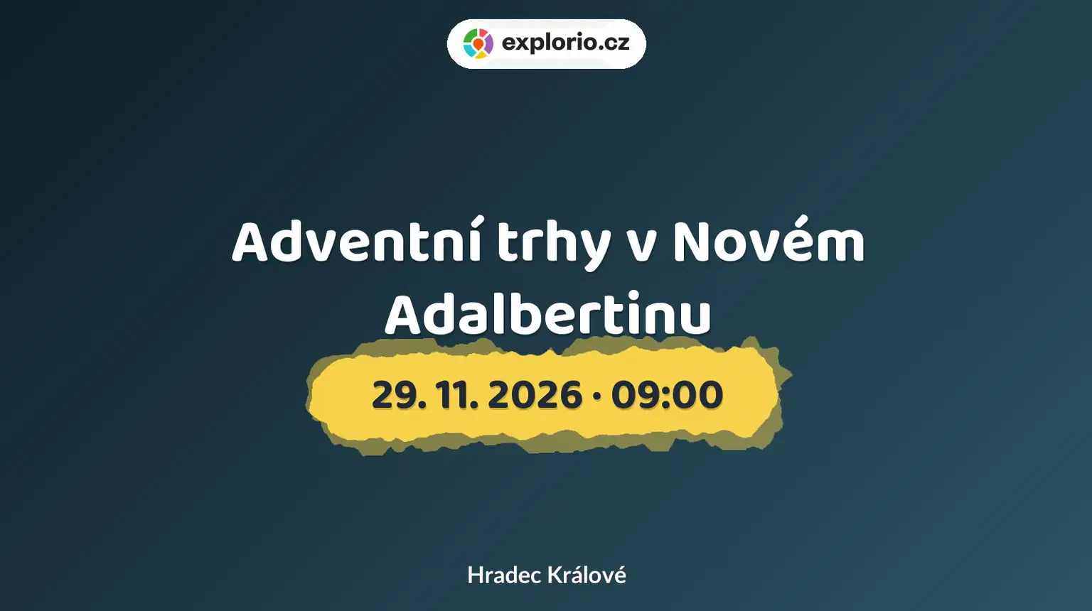 Adventní trhy v Novém Adalbertinu – festivaly a Slavnosti, Hradec Králové