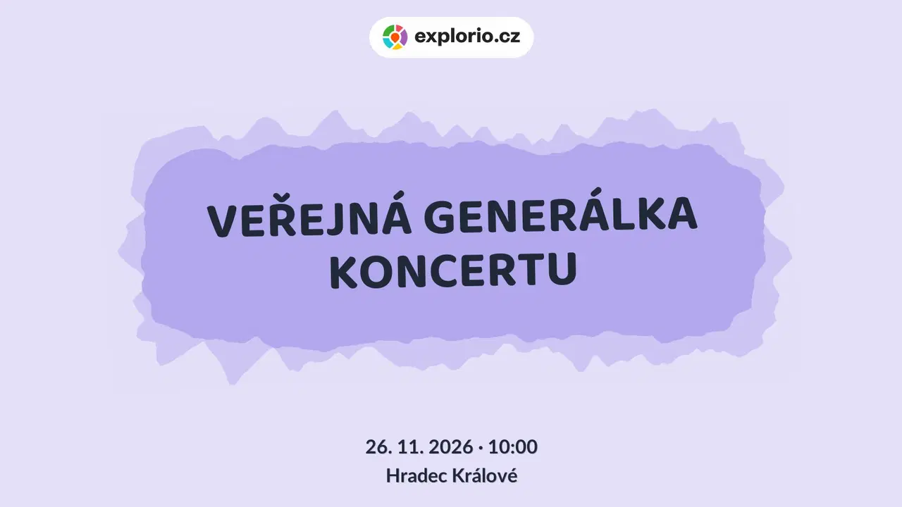 VEŘEJNÁ GENERÁLKA KONCERTU – divadlo, Hudba a Kino, Hradec Králové
