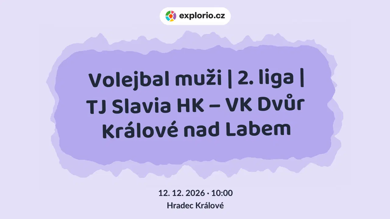 Volejbal muži | 2. liga | TJ Slavia HK – VK Dvůr Králové nad Labem – sport a Pohyb, Hradec Králové