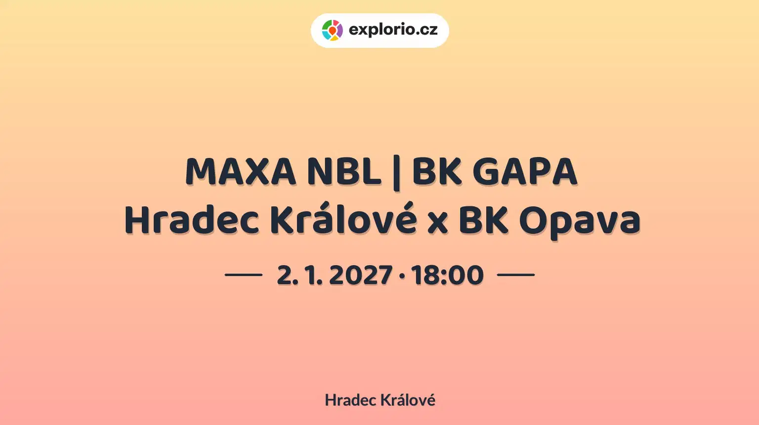MAXA NBL | BK GAPA Hradec Králové x BK Opava – sport a Pohyb, Hradec Králové