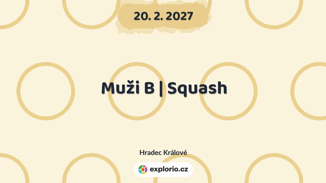 Muži B | Squash – sport a Pohyb, Hradec Králové