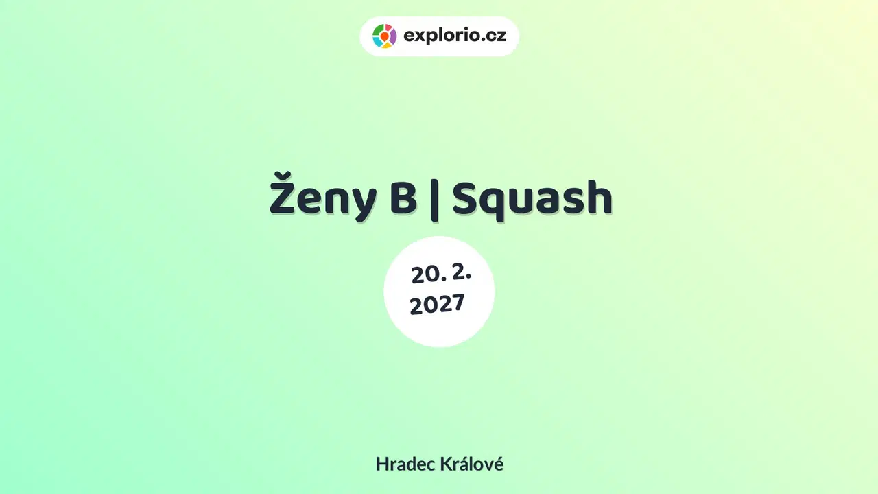 Ženy B | Squash – sport a Pohyb, Hradec Králové