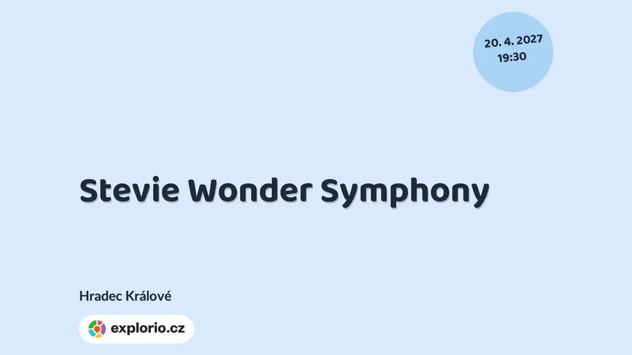 Stevie Wonder Symphony – divadlo, Hudba a Kino, Hradec Králové