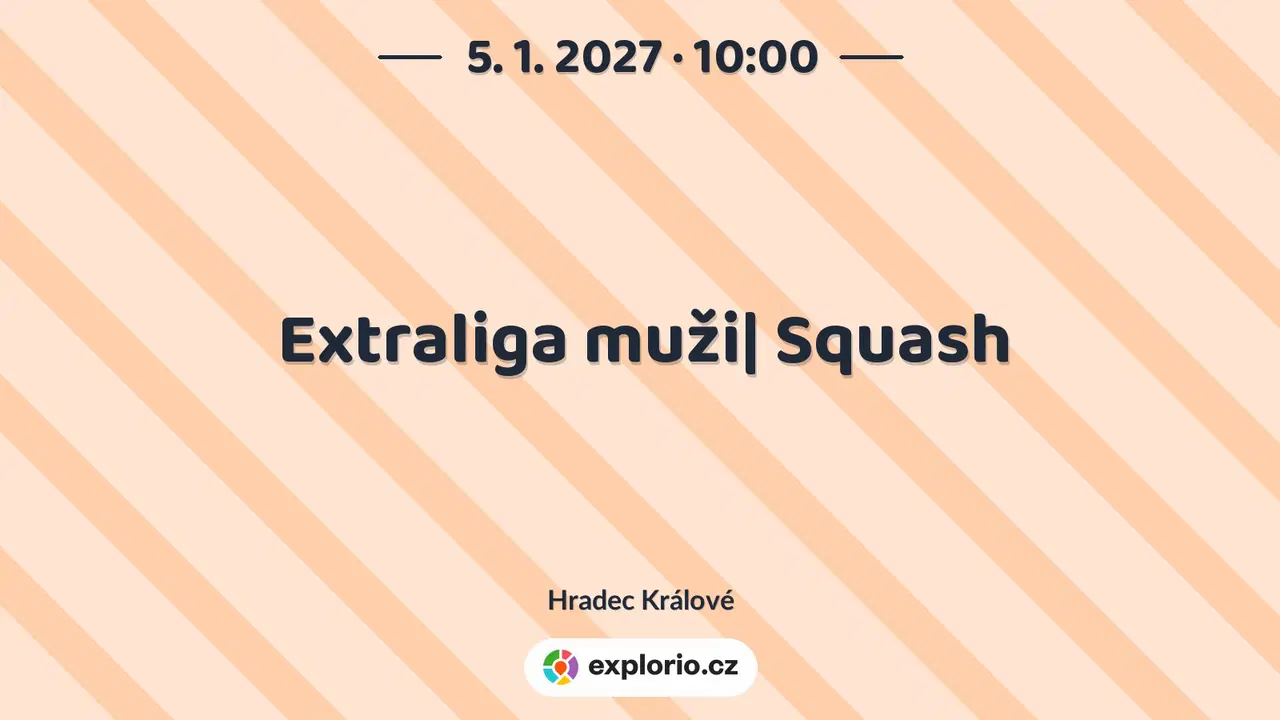 Extraliga muži| Squash – sport a Pohyb, Hradec Králové
