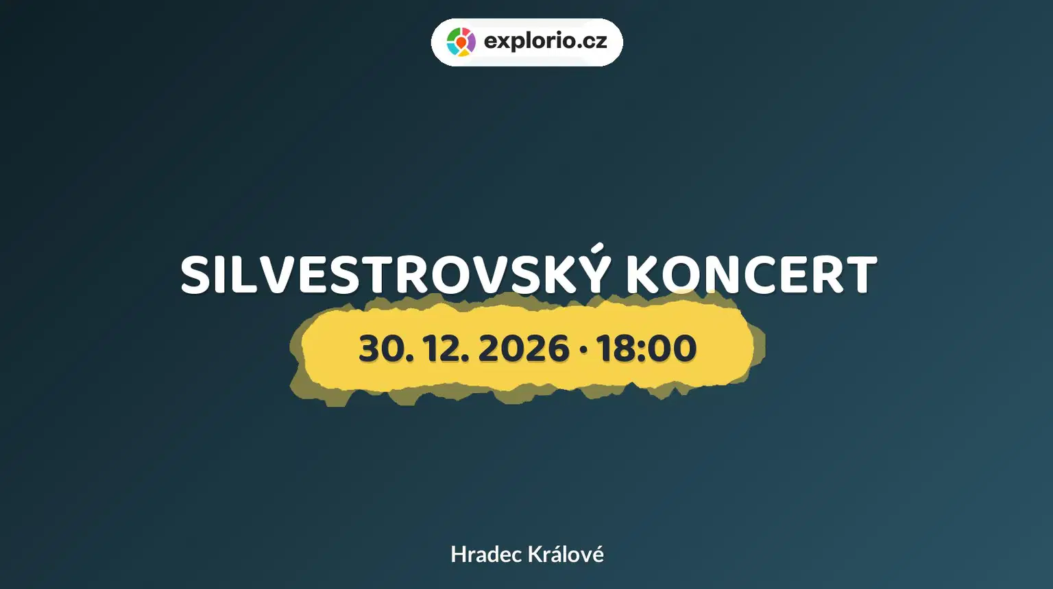 SILVESTROVSKÝ KONCERT – divadlo, Hudba a Kino, Hradec Králové