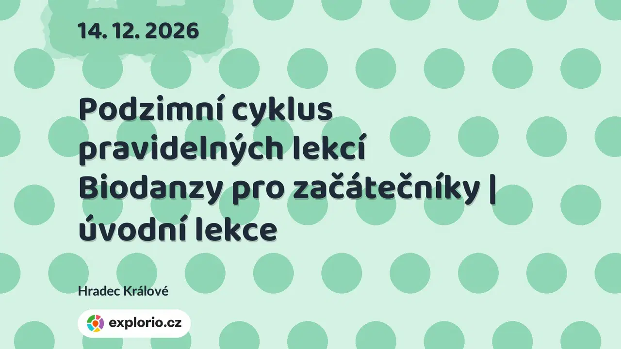 Podzimní cyklus pravidelných lekcí Biodanzy pro začátečníky | úvodní lekce – sport a Pohyb, Hradec Králové