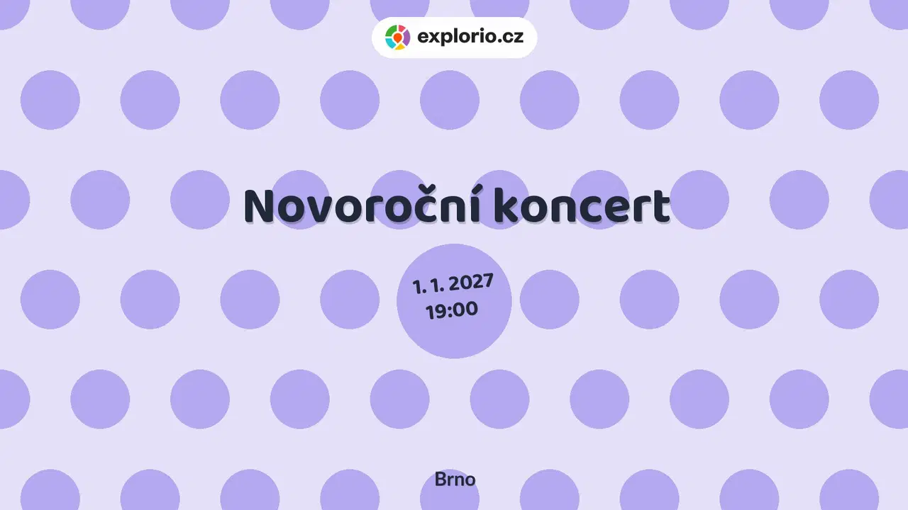 Novoroční koncert – divadlo, Hudba a Kino, Brno