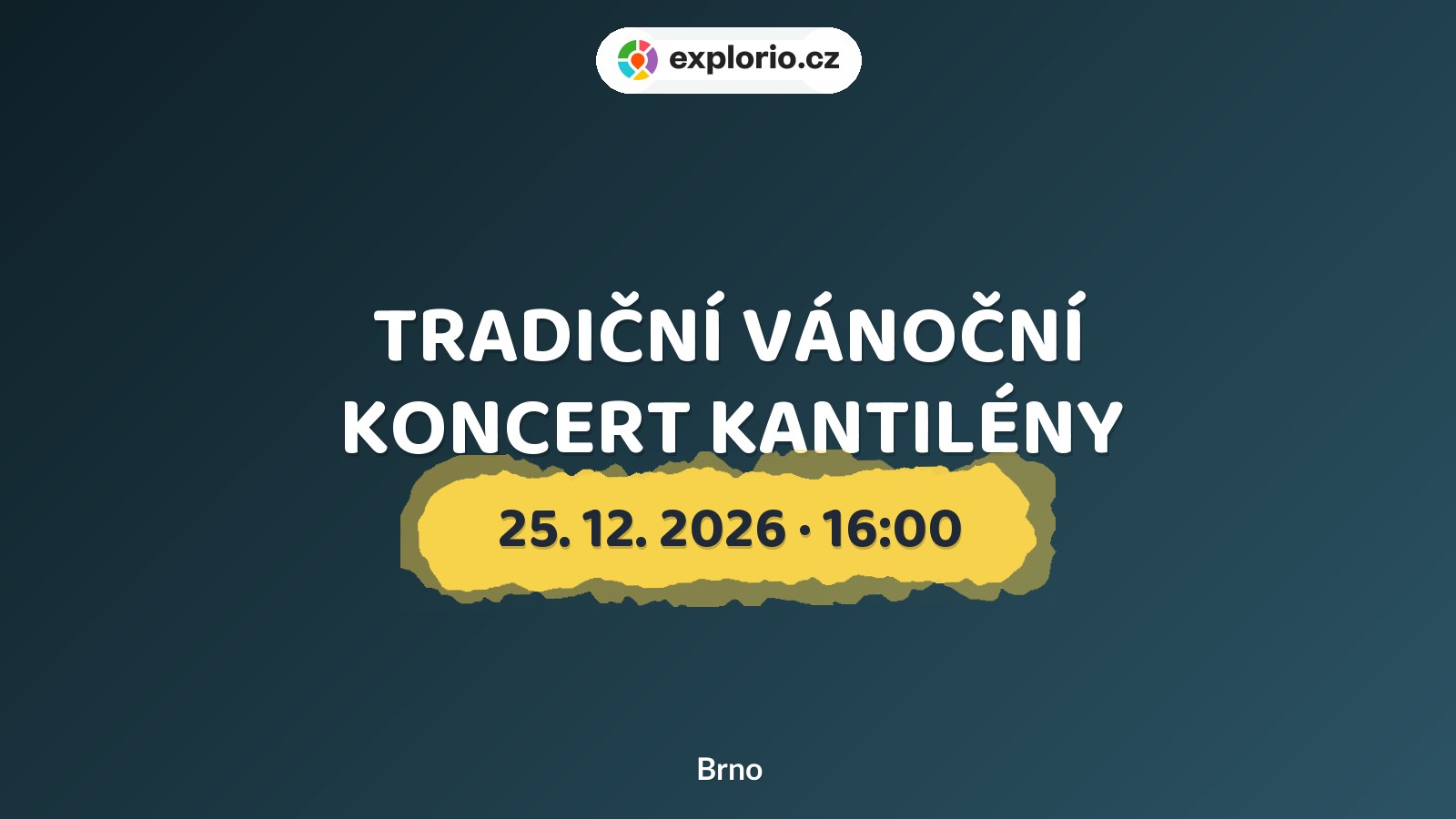 TRADIČNÍ VÁNOČNÍ KONCERT KANTILÉNY – divadlo, Hudba a Kino, Brno