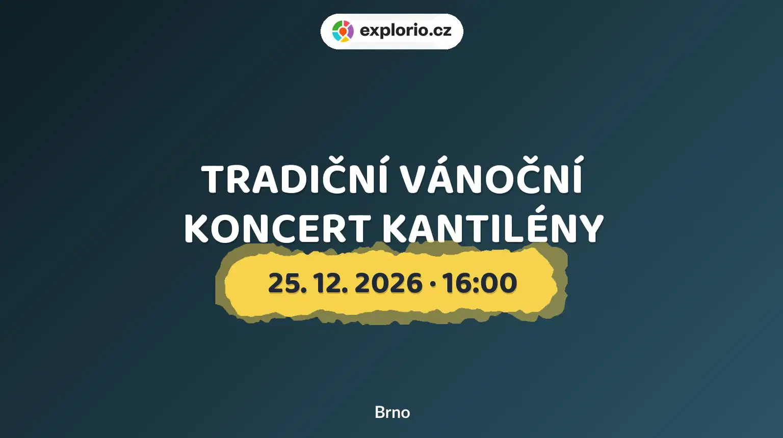 TRADIČNÍ VÁNOČNÍ KONCERT KANTILÉNY – divadlo, Hudba a Kino, Brno