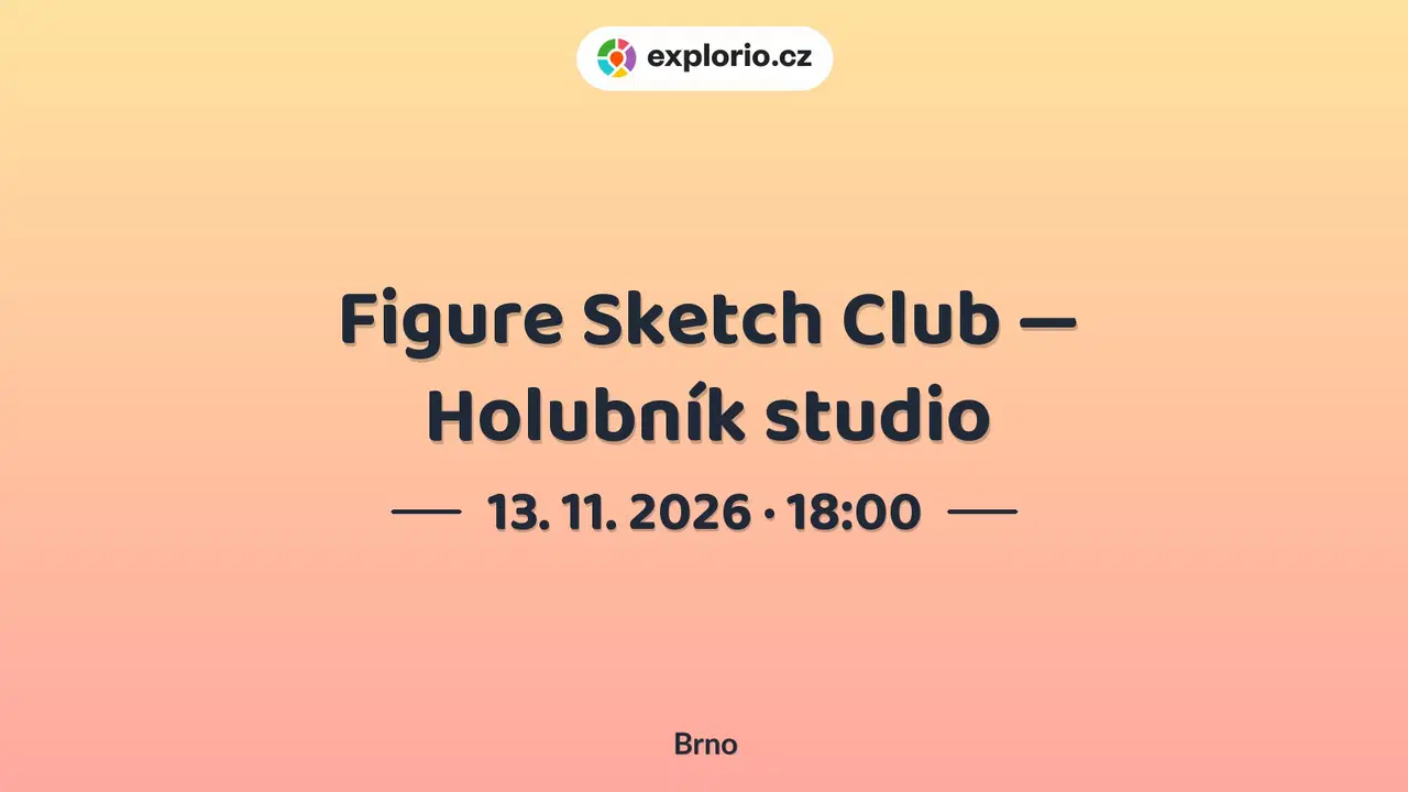 Figure Sketch Club — Holubník studio – tvořivé dílny a Workshopy, Brno