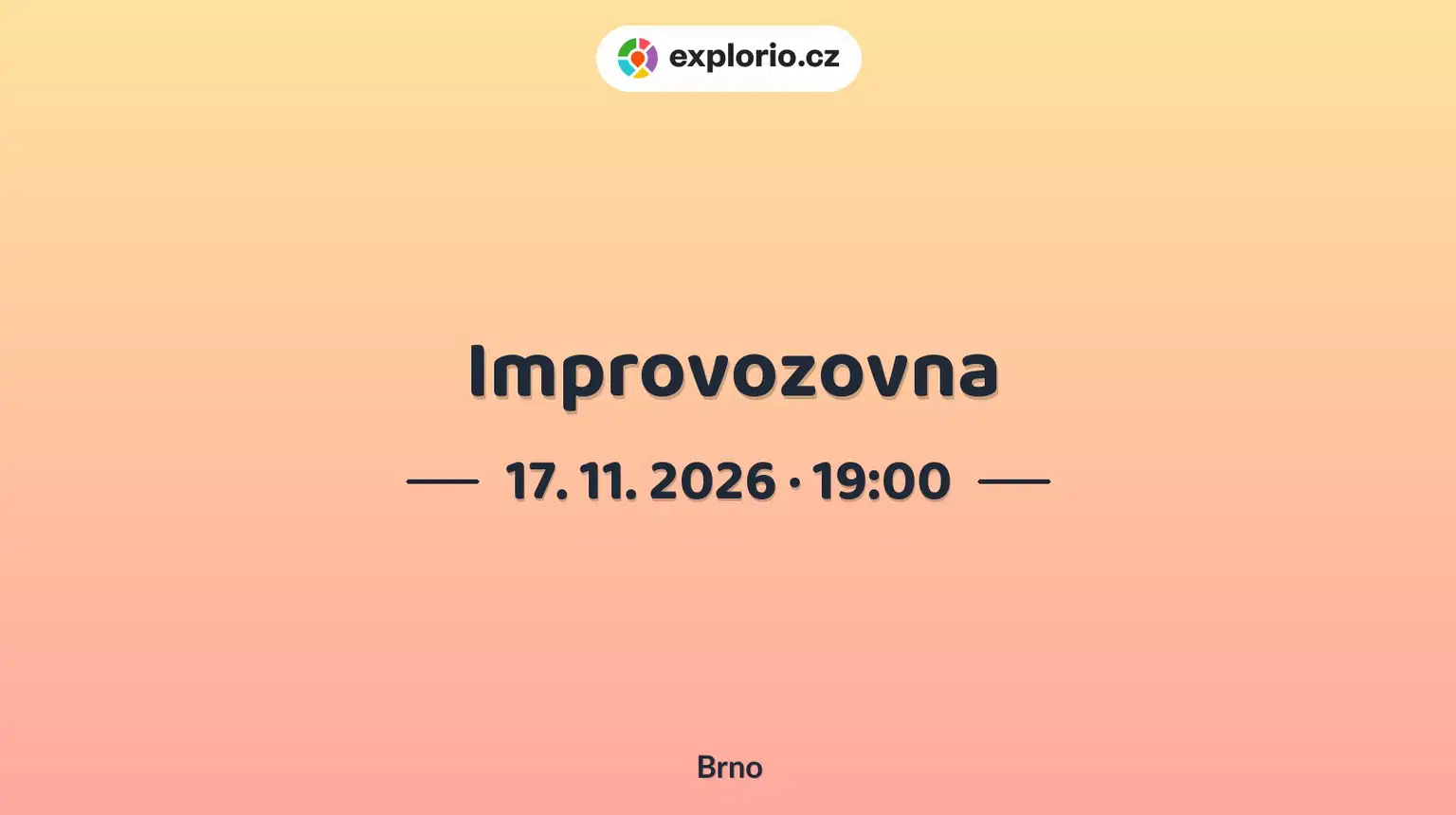 Improvozovna – divadlo, Hudba a Kino, Brno
