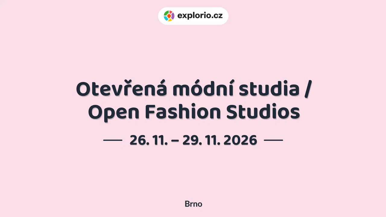 Otevřená módní studia / Open Fashion Studios – festivaly a Slavnosti, Brno