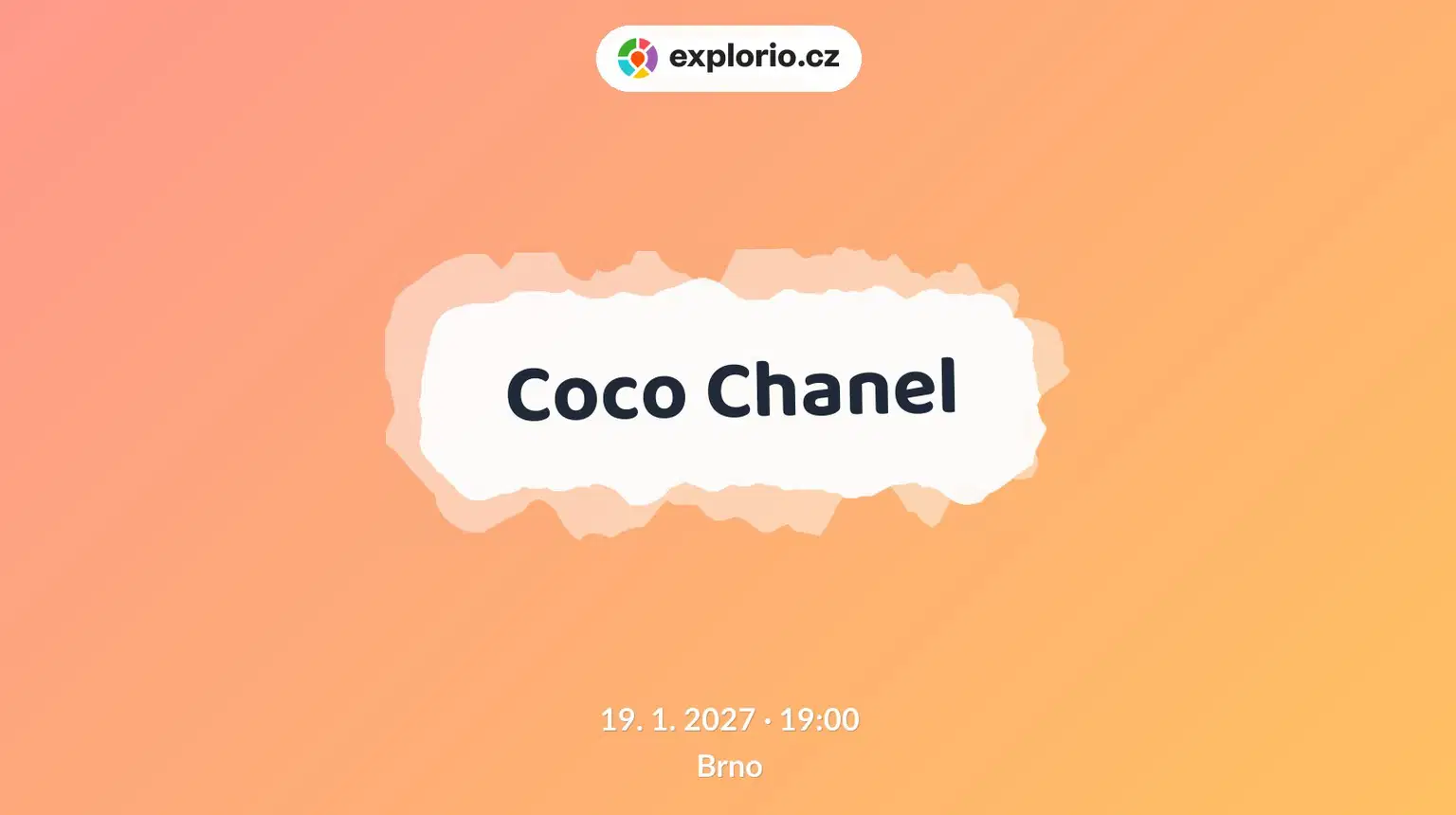Coco Chanel – divadlo, Hudba a Kino, Brno