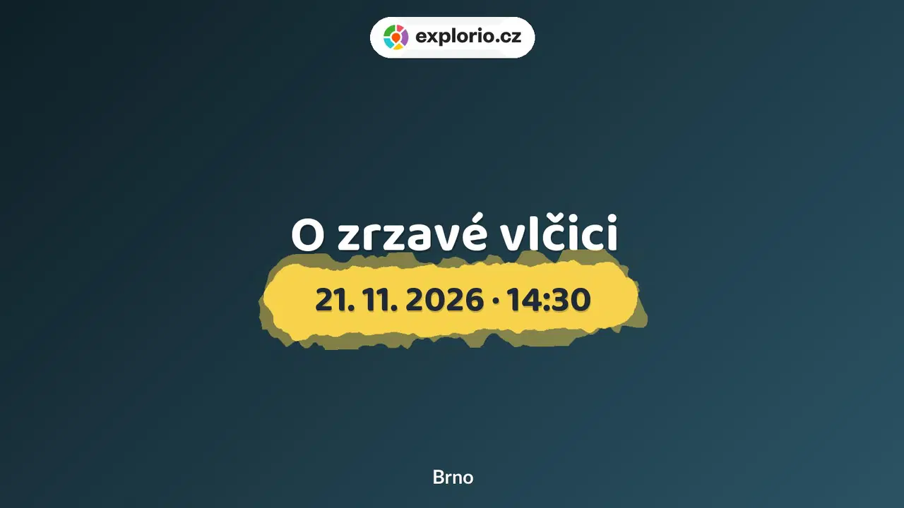 O zrzavé vlčici – divadlo, Hudba a Kino, Brno
