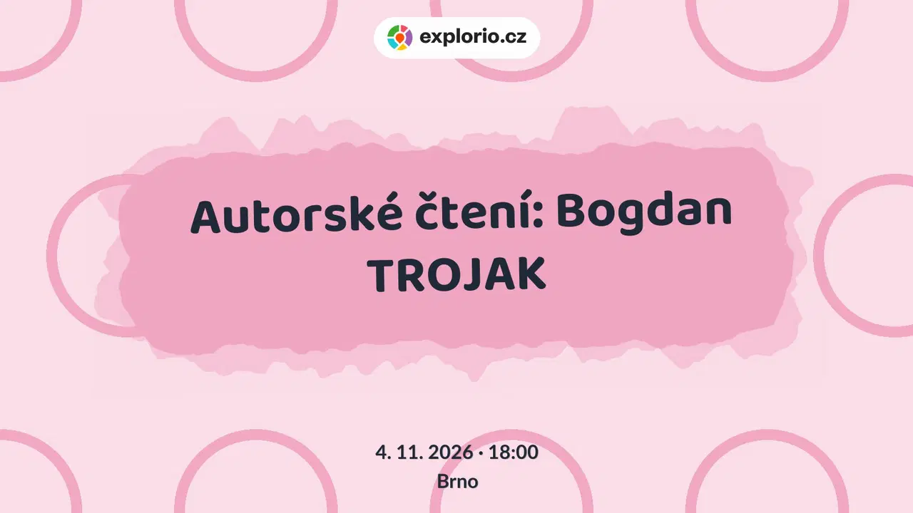 Autorské čtení: Bogdan TROJAK – divadlo, Hudba a Kino, Brno