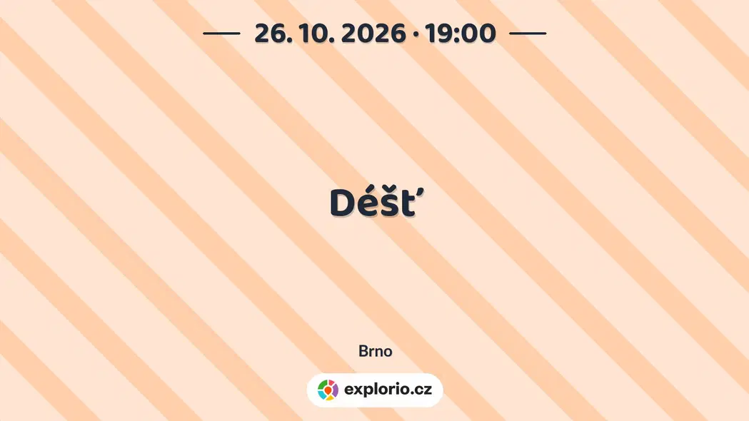 Déšť – divadlo, Hudba a Kino, Brno