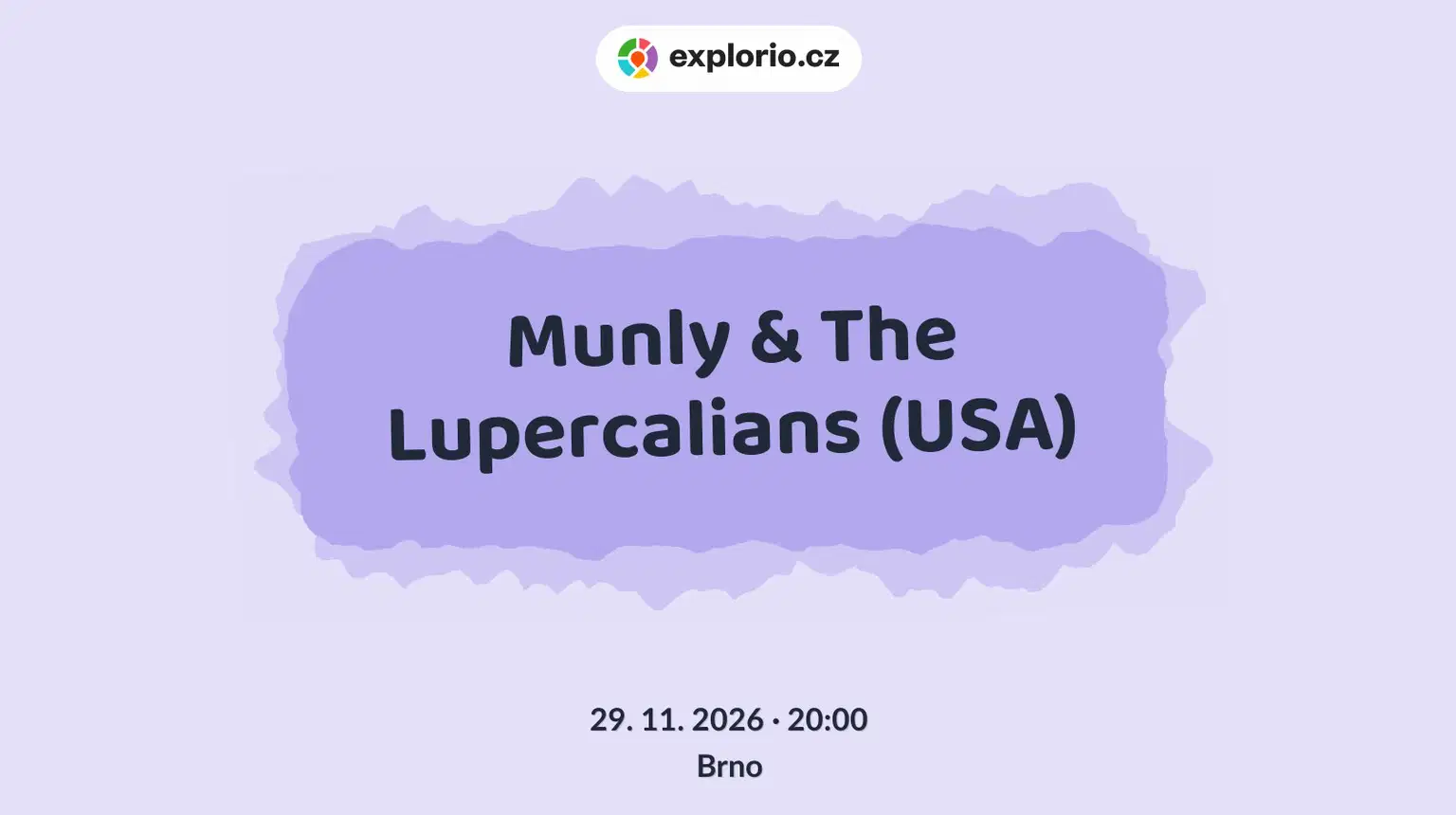 Munly & The Lupercalians (USA) – divadlo, Hudba a Kino, Brno
