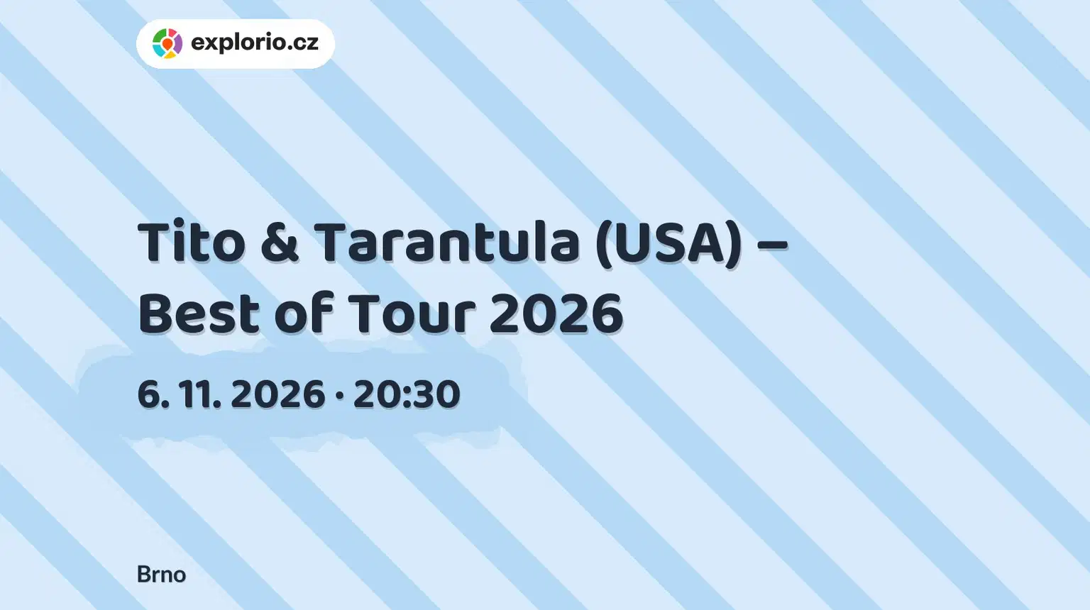 Tito & Tarantula (USA) – Best of Tour 2026 – divadlo, Hudba a Kino, Brno