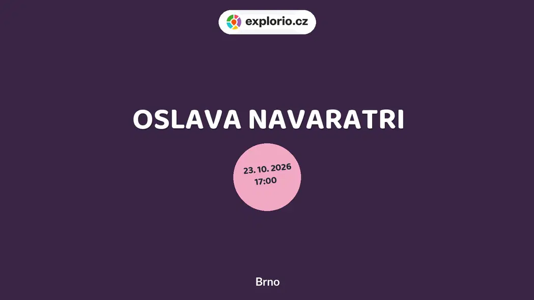 OSLAVA NAVARATRI – festivaly a Slavnosti, Brno