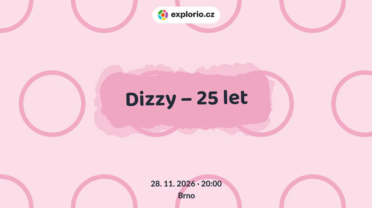 Dizzy – 25 let – divadlo, Hudba a Kino, Brno