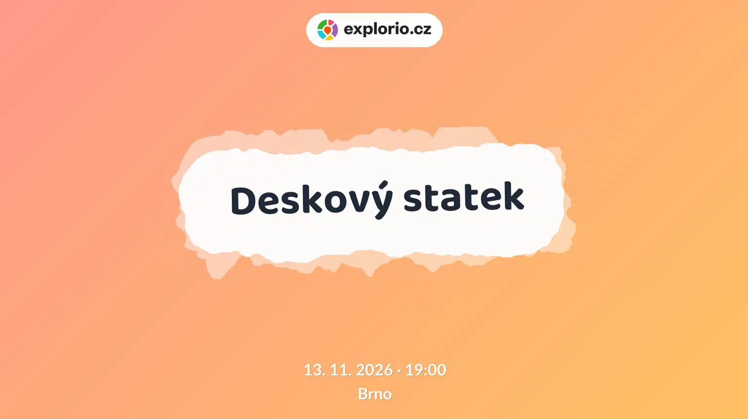Deskový statek – divadlo, Hudba a Kino, Brno