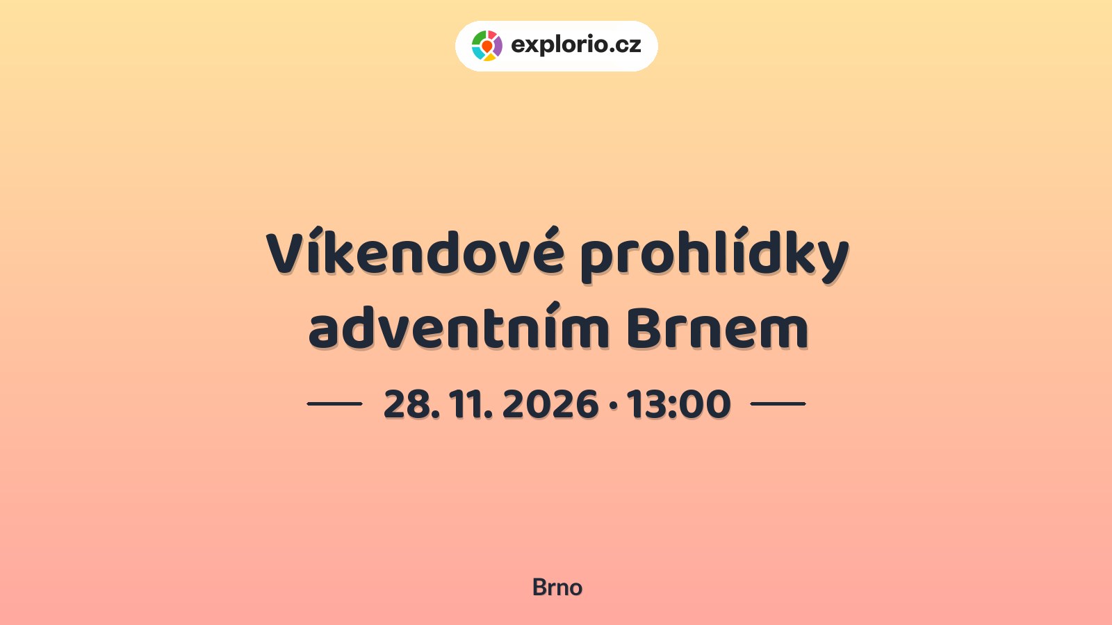 Víkendové prohlídky adventním Brnem – prohlídky a Muzea, Brno