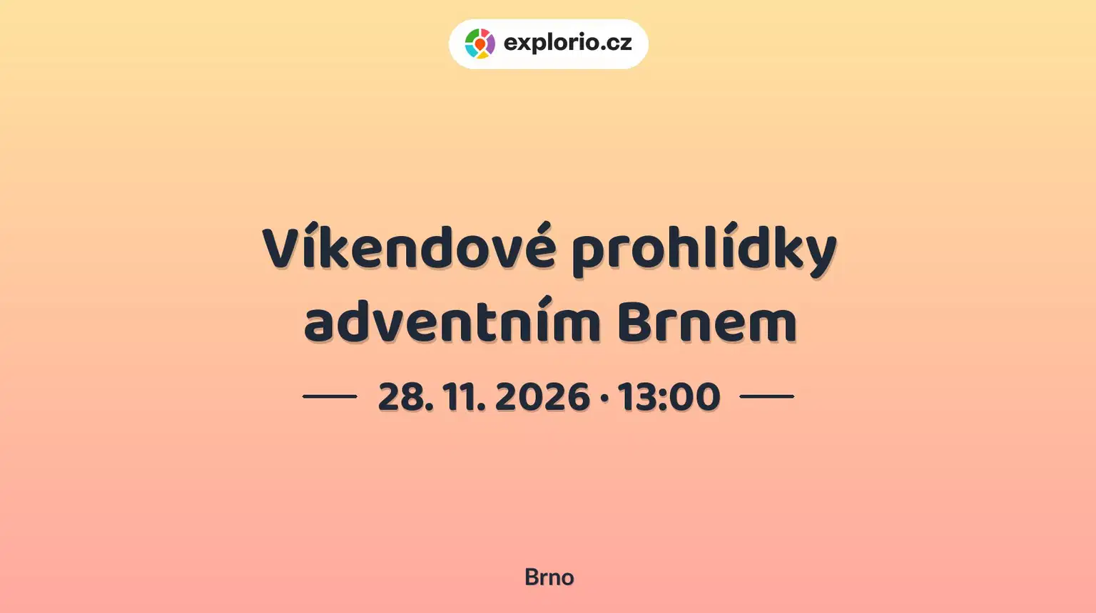Víkendové prohlídky adventním Brnem – prohlídky a Muzea, Brno