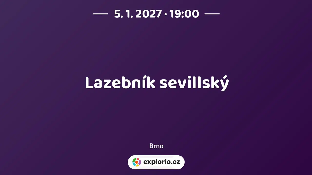 Lazebník sevillský – divadlo, Hudba a Kino, Brno