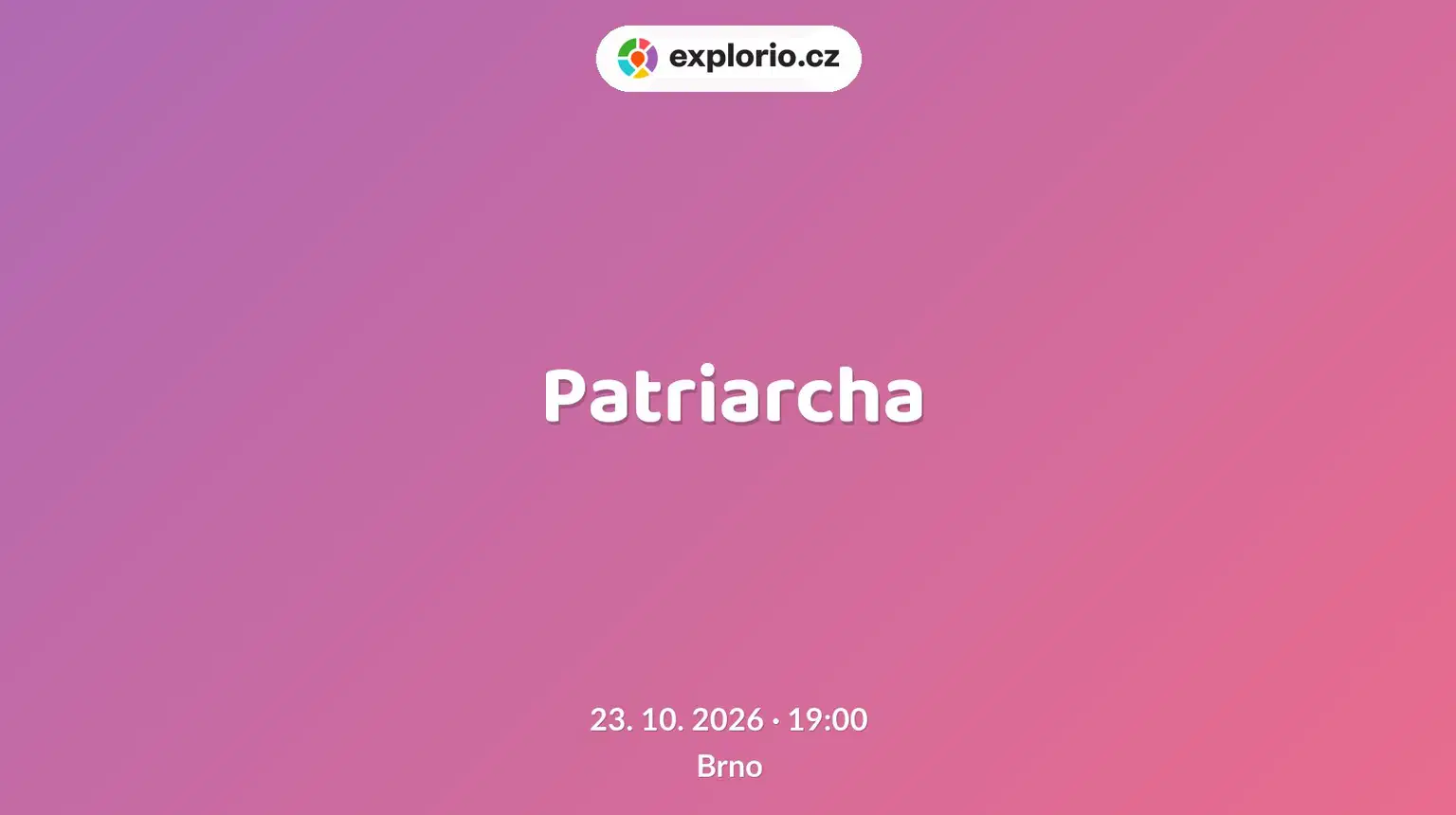 Patriarcha – divadlo, Hudba a Kino, Brno