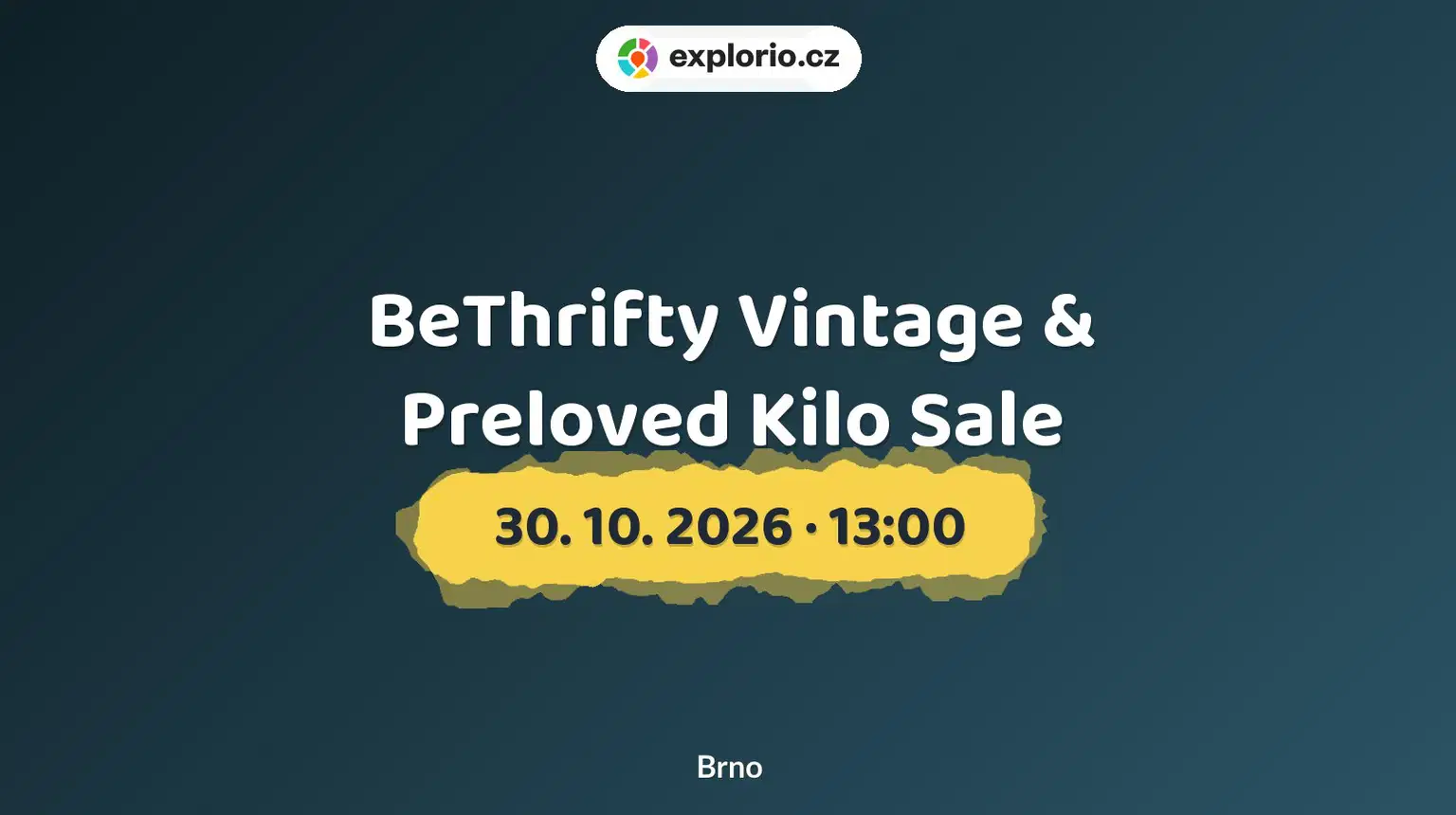 BeThrifty Vintage & Preloved Kilo Sale – festivaly a Slavnosti, Brno