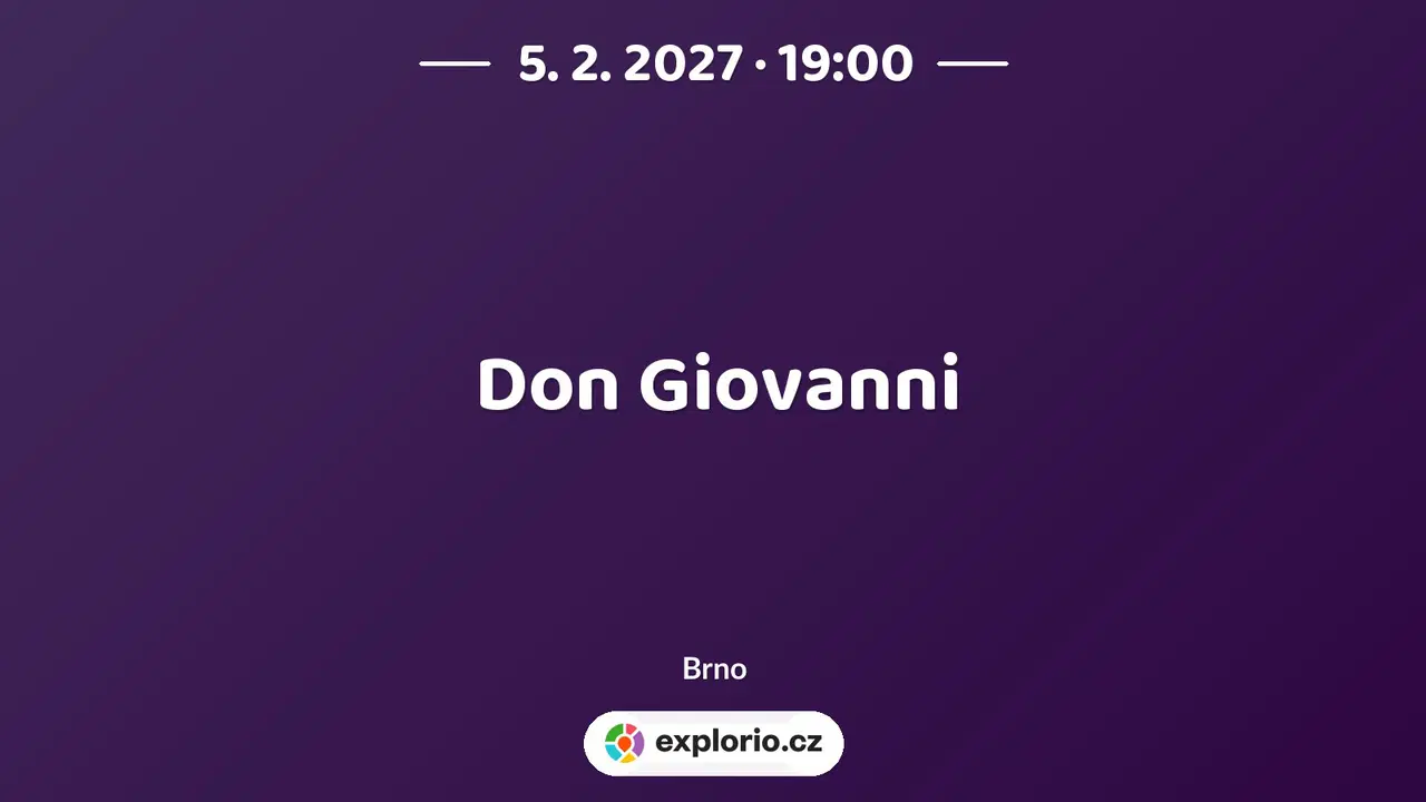 Don Giovanni – divadlo, Hudba a Kino, Brno