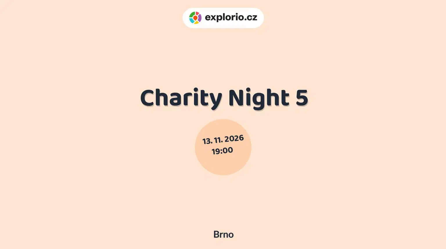 Charity Night 5 – divadlo, Hudba a Kino, Brno