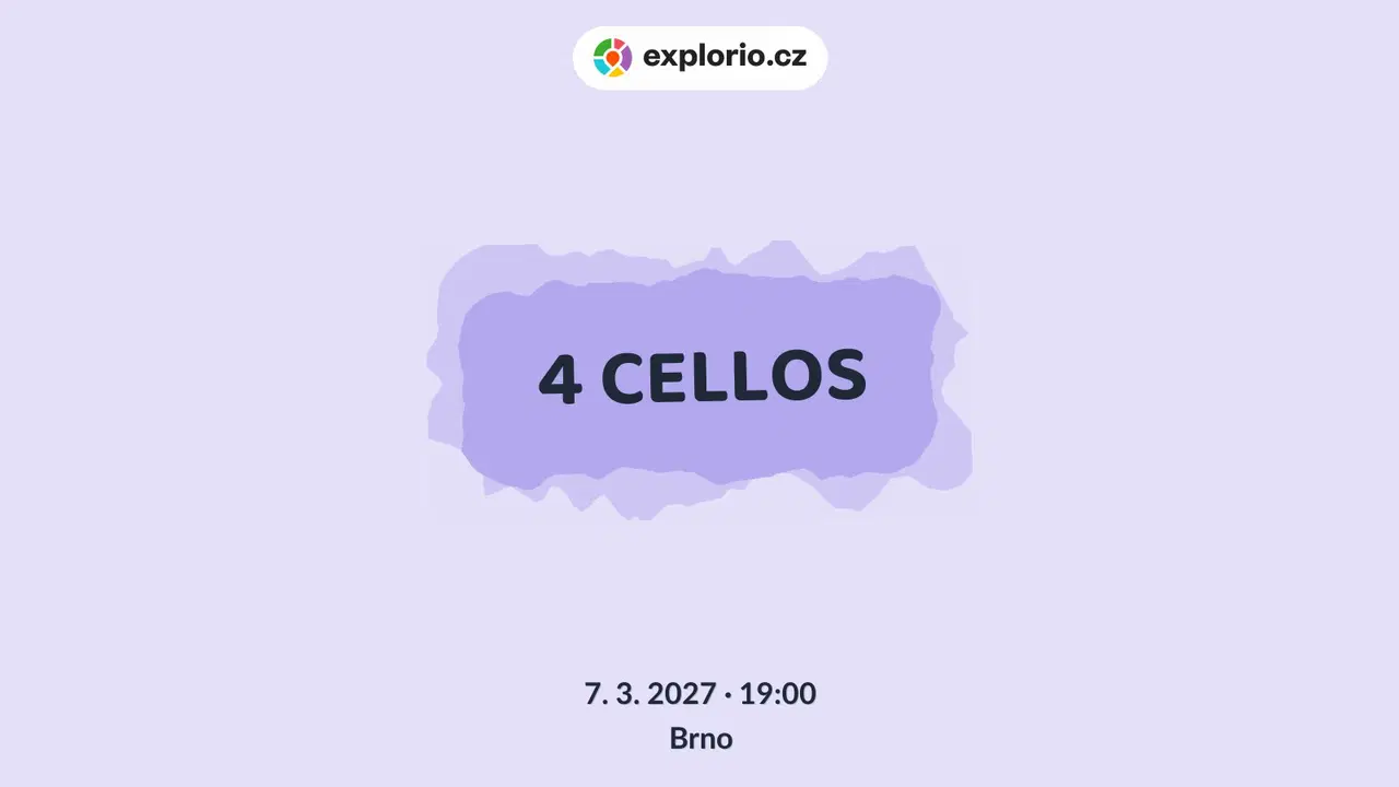 4 CELLOS – divadlo, Hudba a Kino, Brno