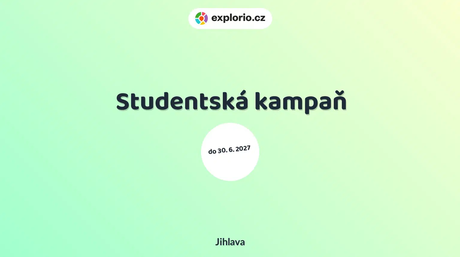 Studentská kampaň – divadlo, Hudba a Kino, Jihlava