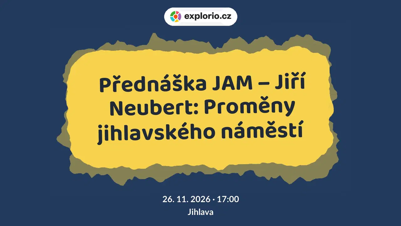 Přednáška JAM – Jiří Neubert: Proměny jihlavského náměstí – prohlídky a Muzea, Jihlava