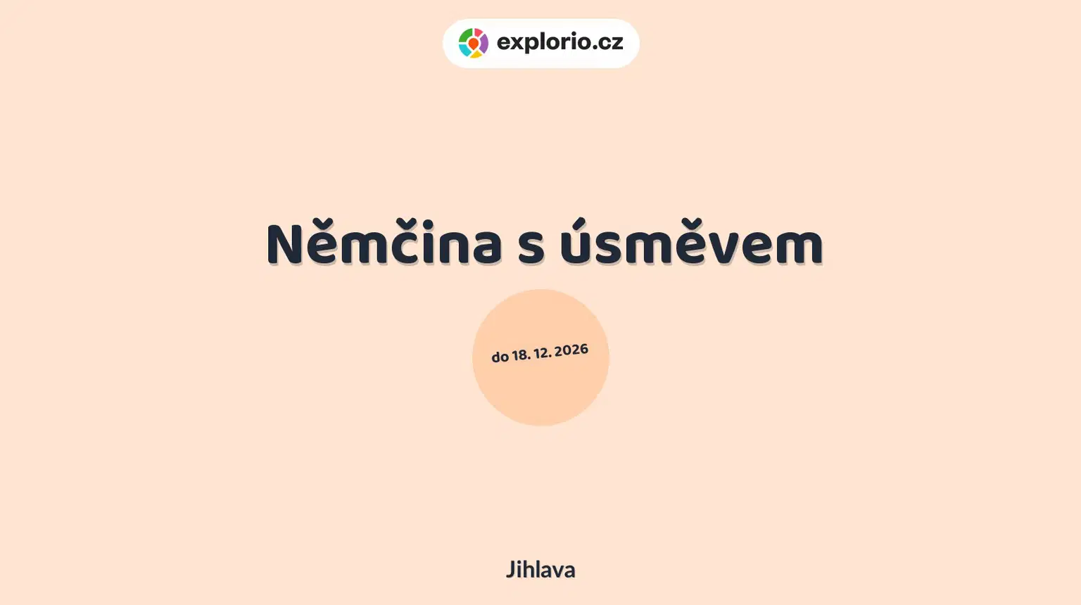 Němčina s úsměvem – tvořivé dílny a Workshopy, Jihlava