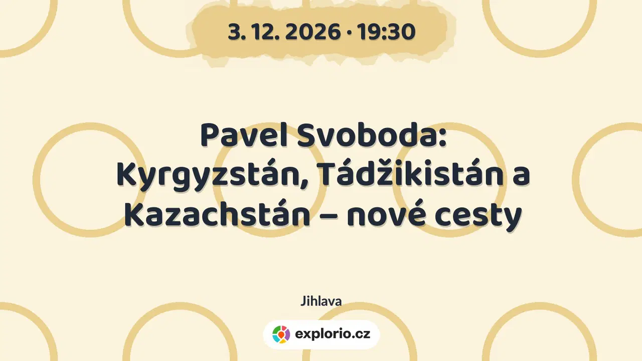 Pavel Svoboda: Kyrgyzstán, Tádžikistán a Kazachstán – nové cesty – prohlídky a Muzea, Jihlava