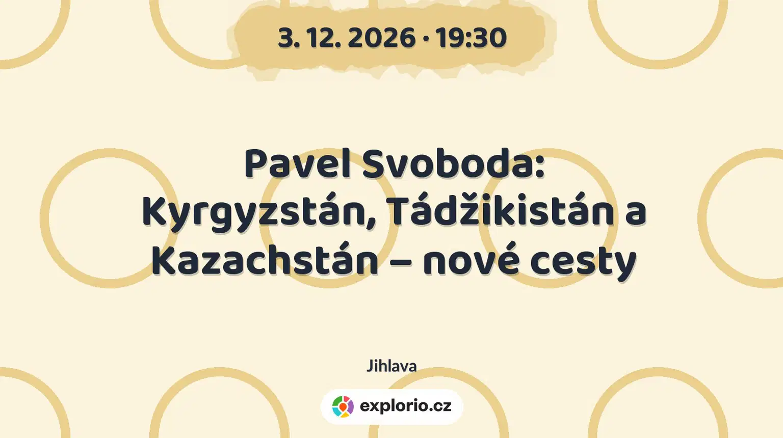 Pavel Svoboda: Kyrgyzstán, Tádžikistán a Kazachstán – nové cesty – prohlídky a Muzea, Jihlava