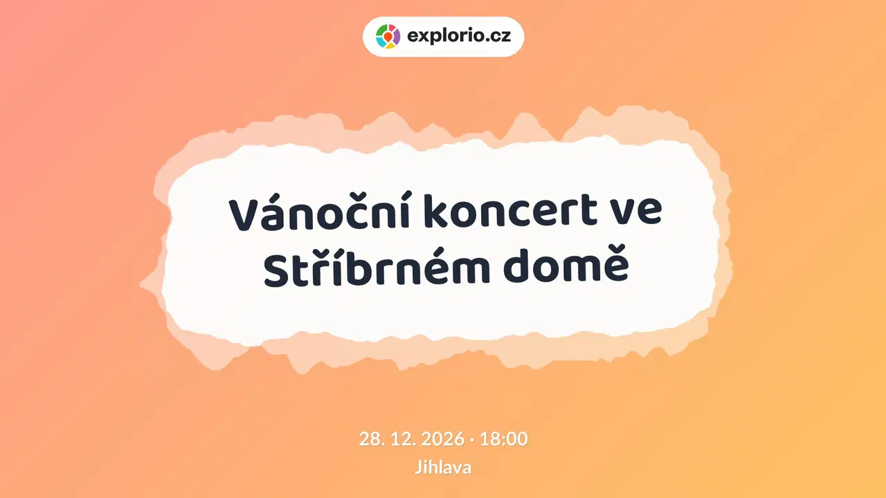 Vánoční koncert ve Stříbrném domě – divadlo, Hudba a Kino, Jihlava