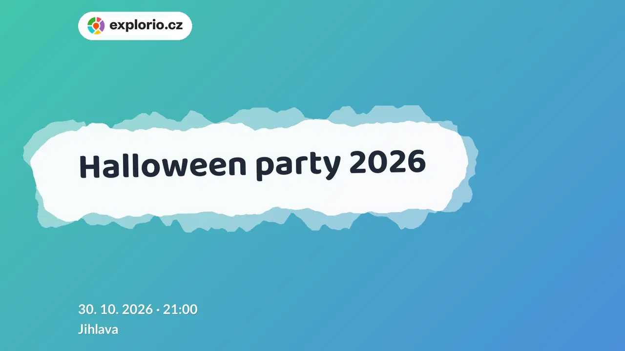 Halloween party 2026 – divadlo, Hudba a Kino, Jihlava
