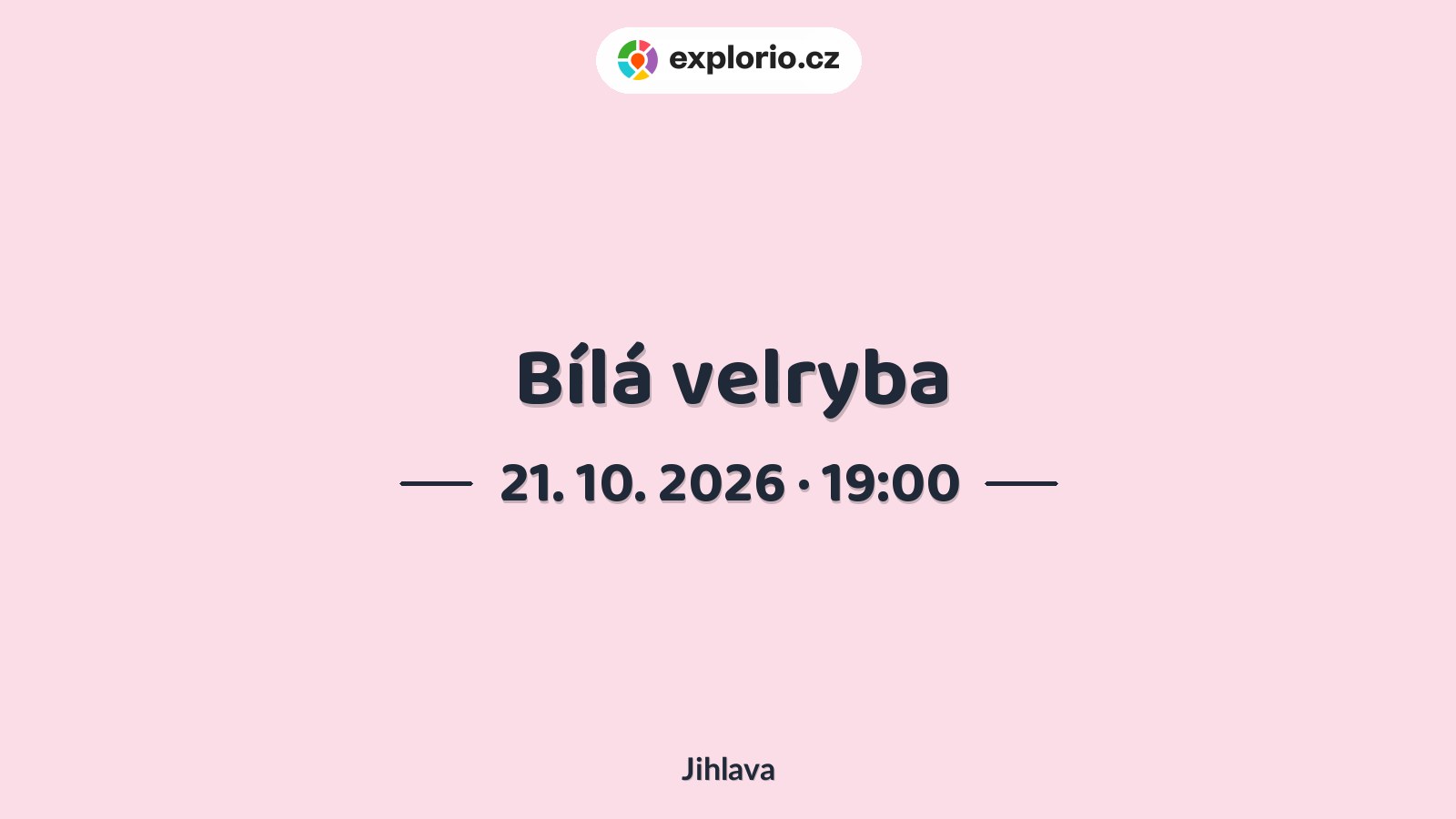Bílá velryba – divadlo, Hudba a Kino, Jihlava
