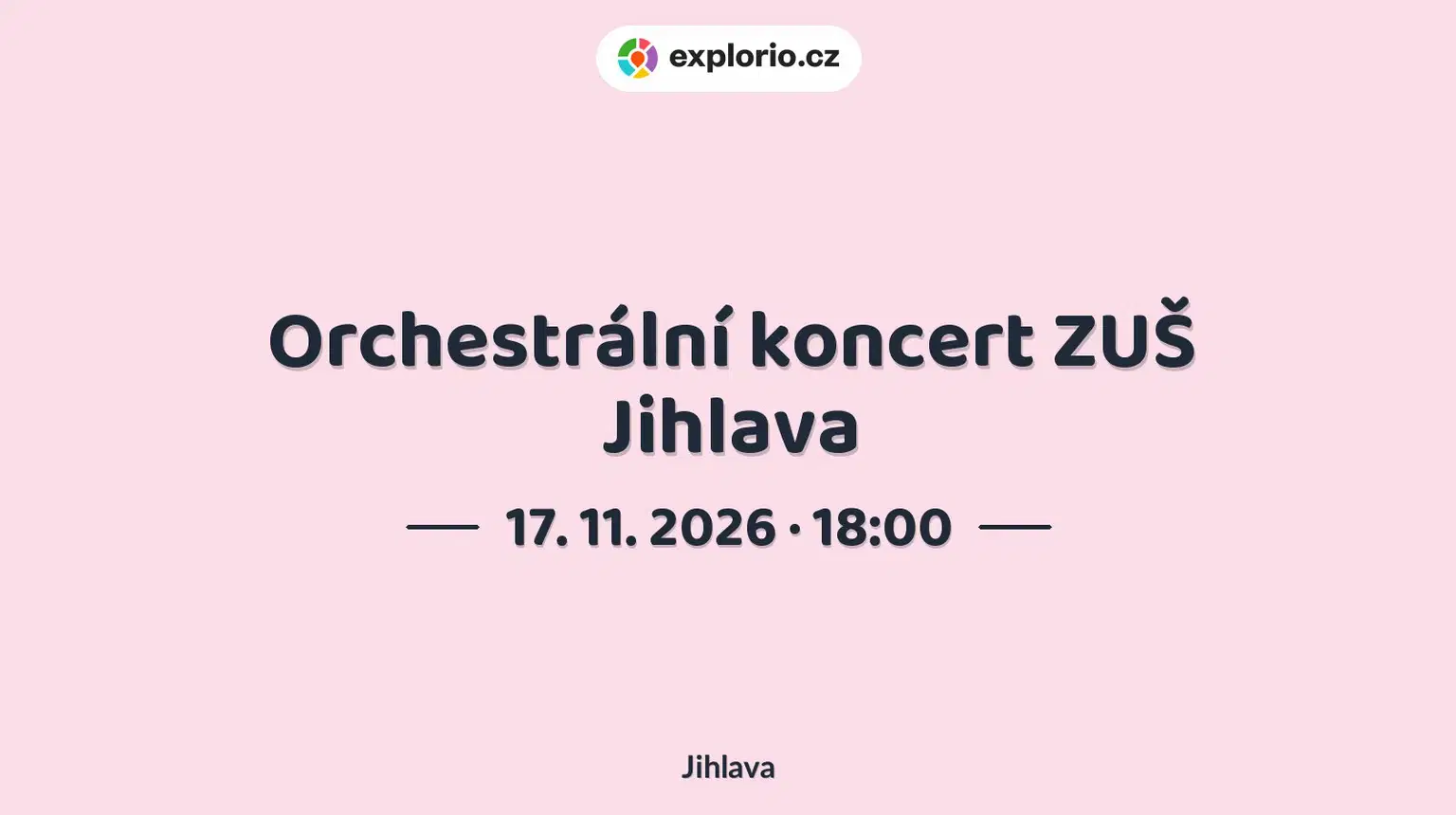 Orchestrální koncert ZUŠ Jihlava – divadlo, Hudba a Kino, Jihlava