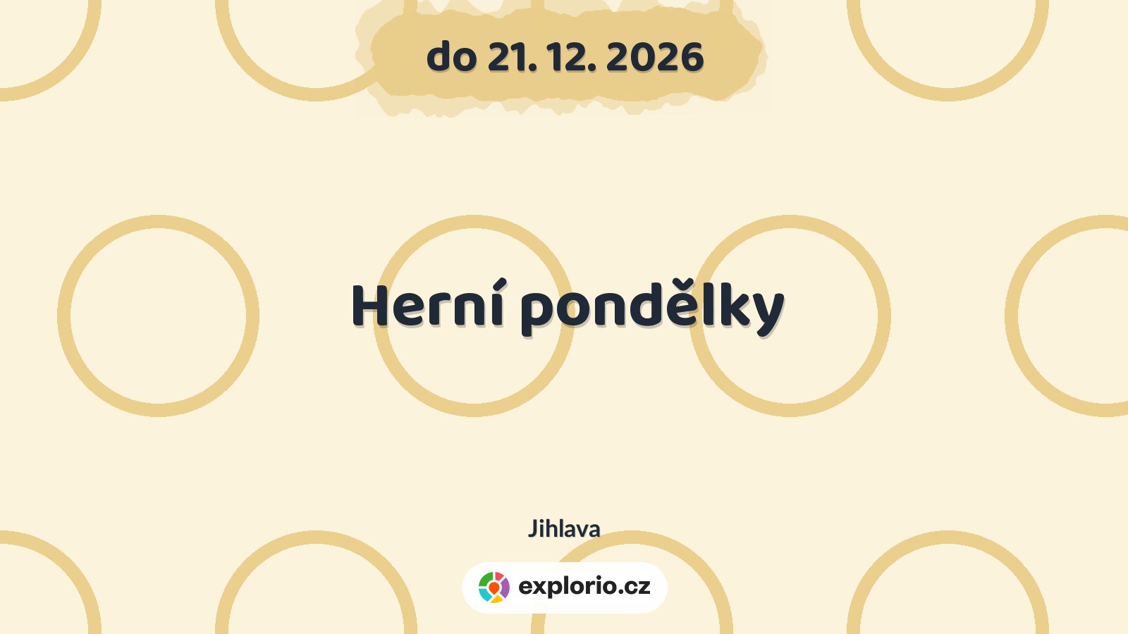 Herní pondělky – tvořivé dílny a Workshopy, Jihlava