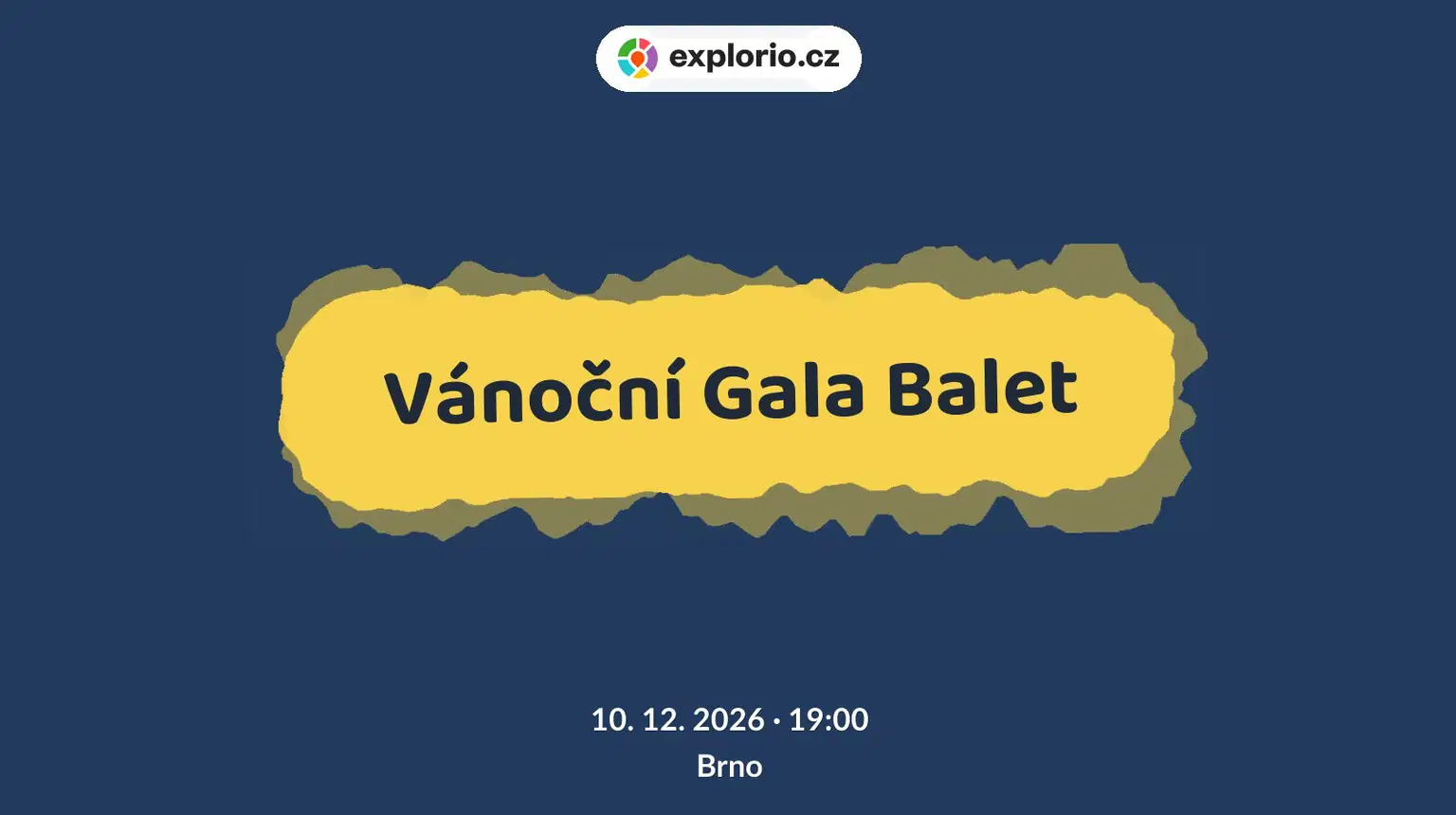 Vánoční Gala Balet – divadlo, Hudba a Kino, Brno