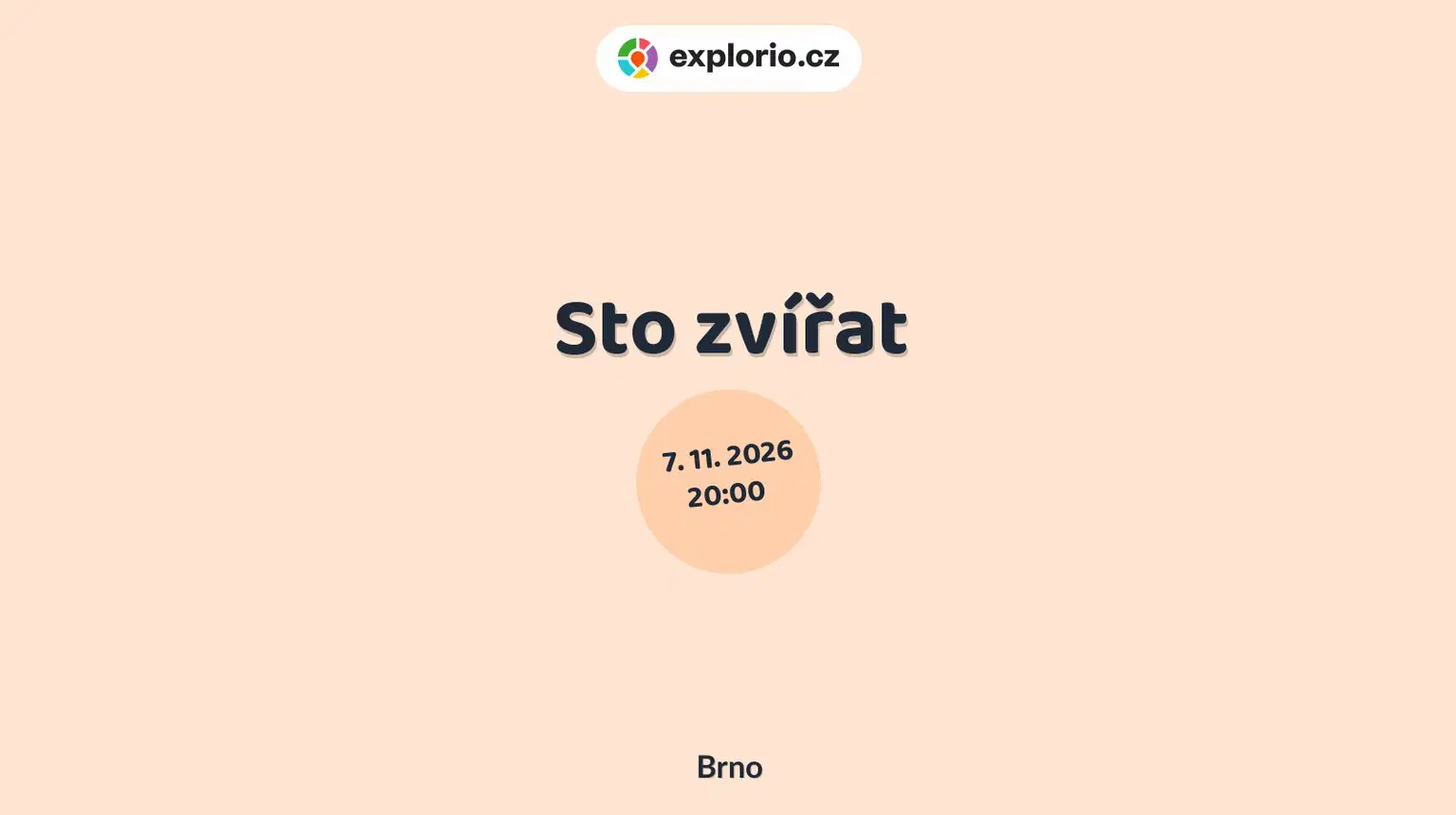 Sto zvířat – divadlo, Hudba a Kino, Brno
